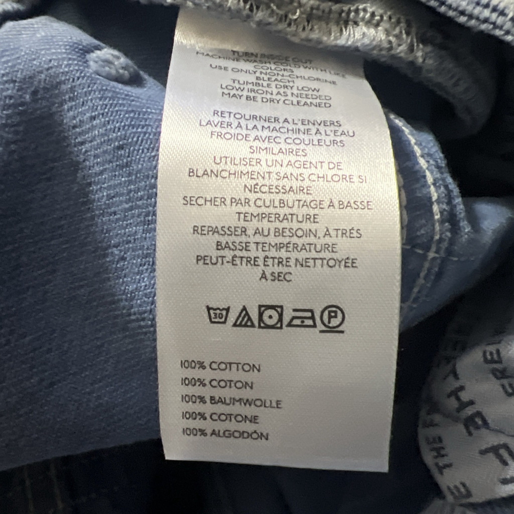 Free People We The Free Deep Trance Barrel Boyfriend Jean 33 Blue Baggy Casual - Picture 13 of 13